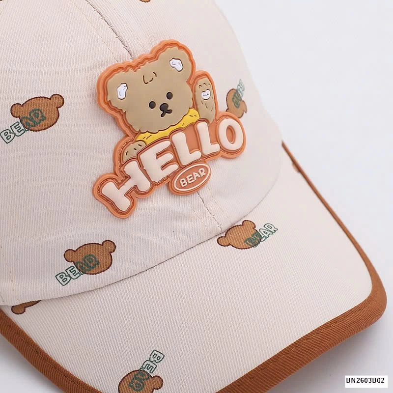 MŨ LƯỠI TRAI GẤU HELLO