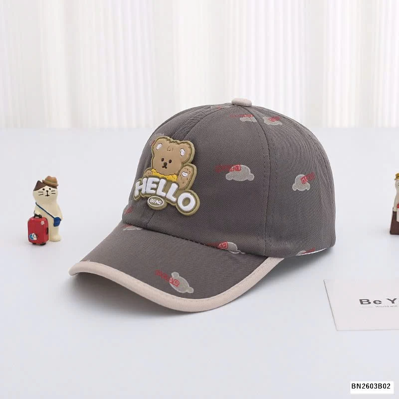 MŨ LƯỠI TRAI GẤU HELLO