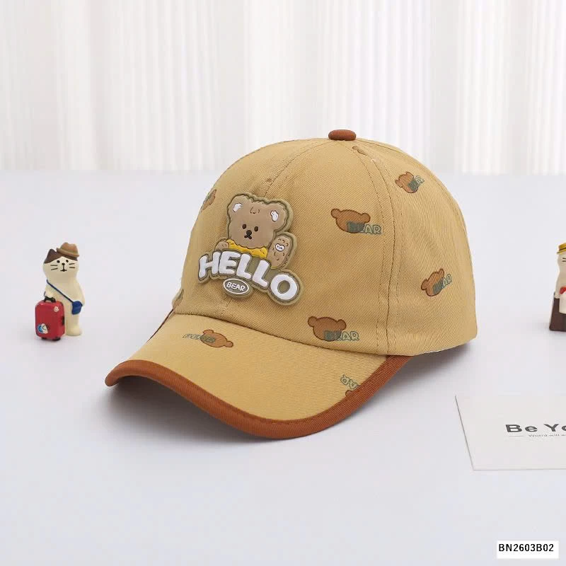 MŨ LƯỠI TRAI GẤU HELLO