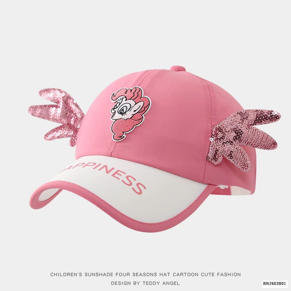 MŨ LƯỠI TRAI CÁNH THIÊN THẦN LẤP LÁNH