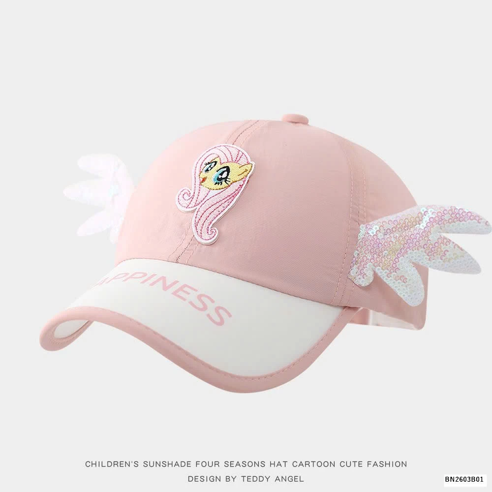 MŨ LƯỠI TRAI CÁNH THIÊN THẦN LẤP LÁNH