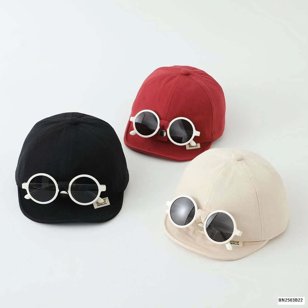 MŨ LƯỠI TRAI KÈM KÍNH NHÍ