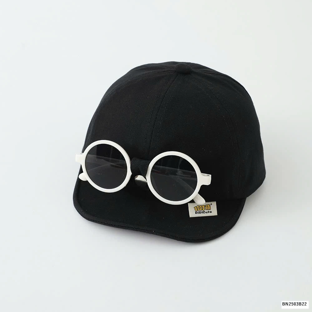 MŨ LƯỠI TRAI KÈM KÍNH NHÍ