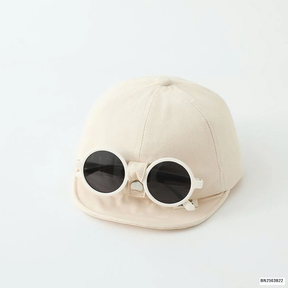 MŨ LƯỠI TRAI KÈM KÍNH NHÍ