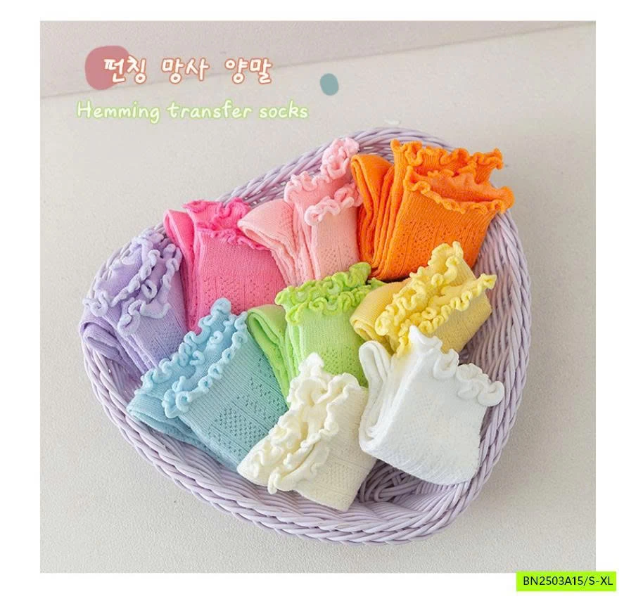 TẤT LƯỚI NGANG GỐI SẮC MÀU