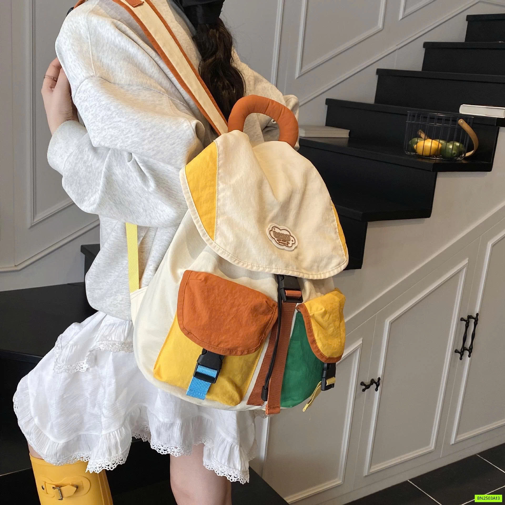 BALO GIÓ PHỐI MÀU