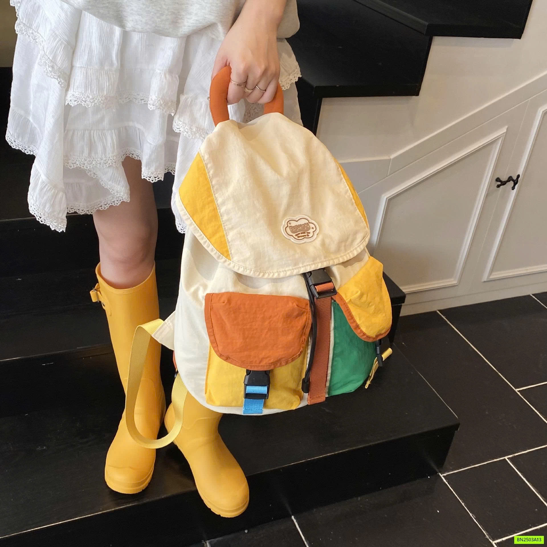 BALO GIÓ PHỐI MÀU