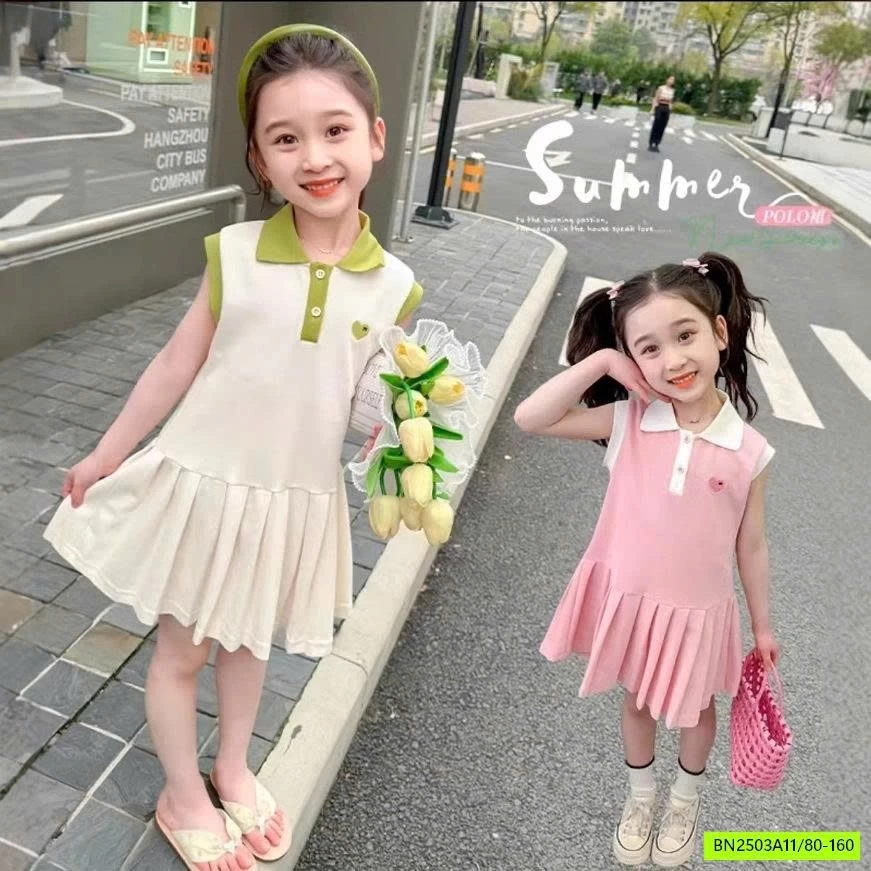 ĐẦM POLO SÁT NÁCH XẾP LY