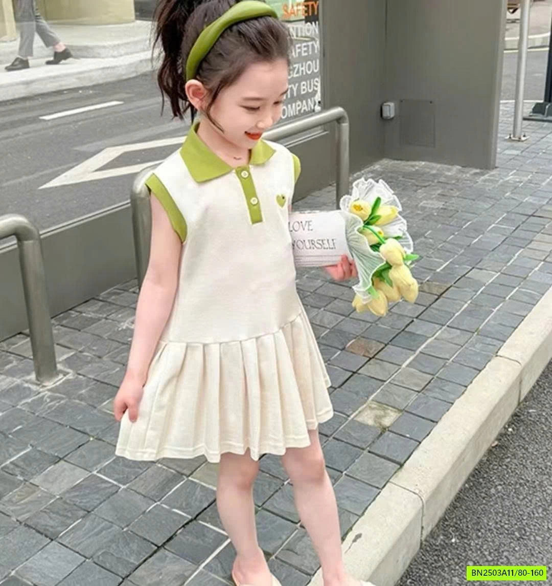 ĐẦM POLO SÁT NÁCH XẾP LY