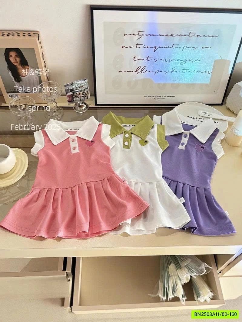 ĐẦM POLO SÁT NÁCH XẾP LY