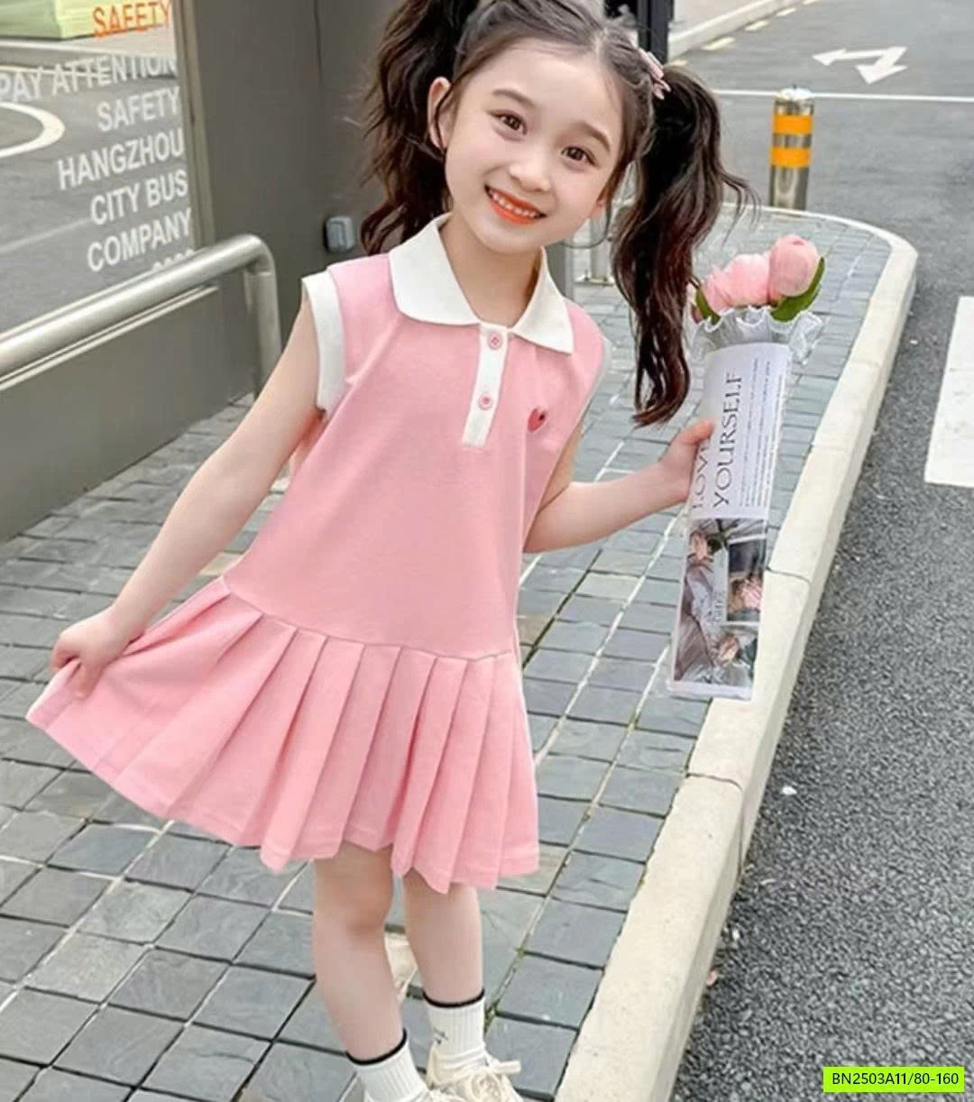 ĐẦM POLO SÁT NÁCH XẾP LY