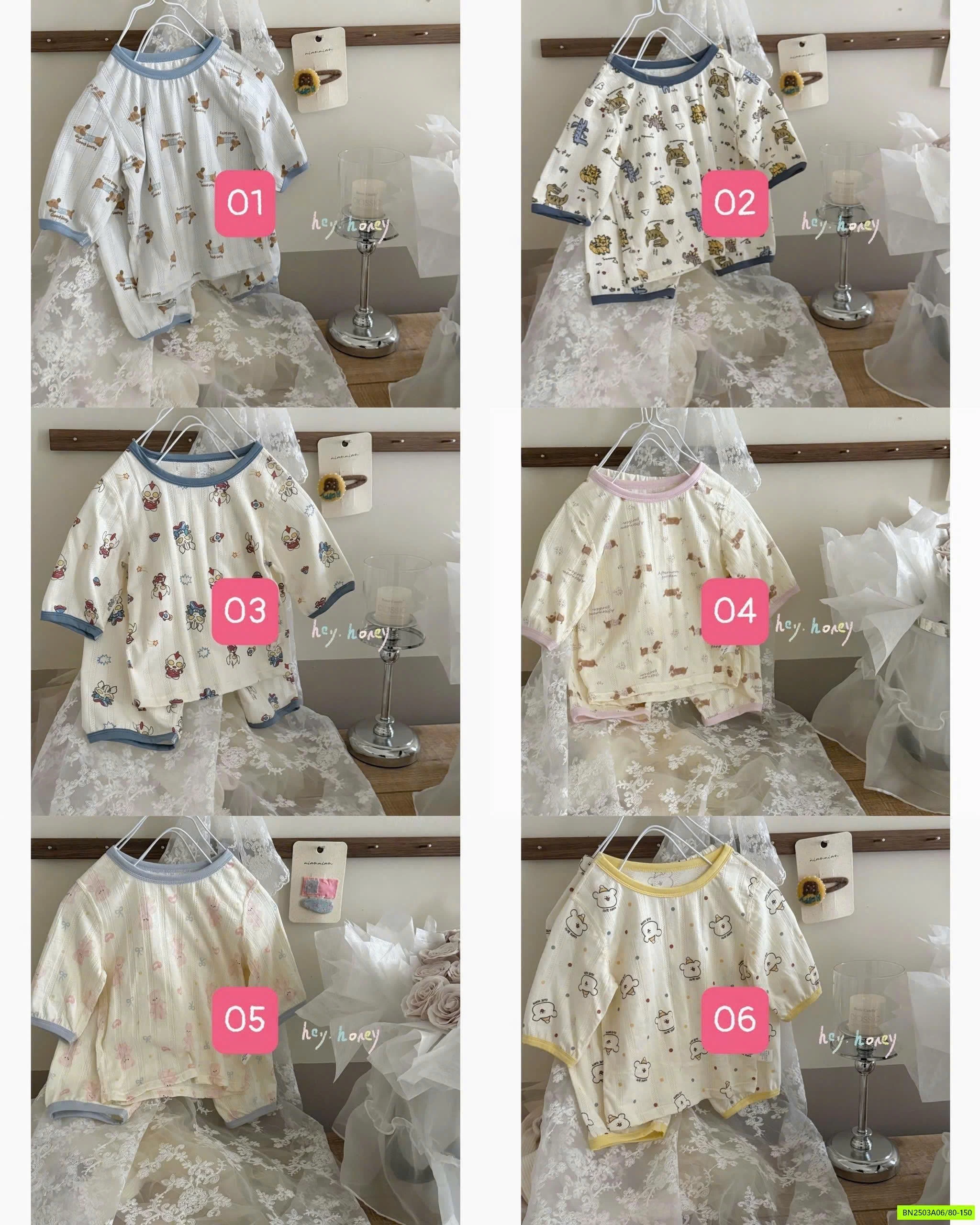 BỘ LỠ COTTON GIẤY HONEY