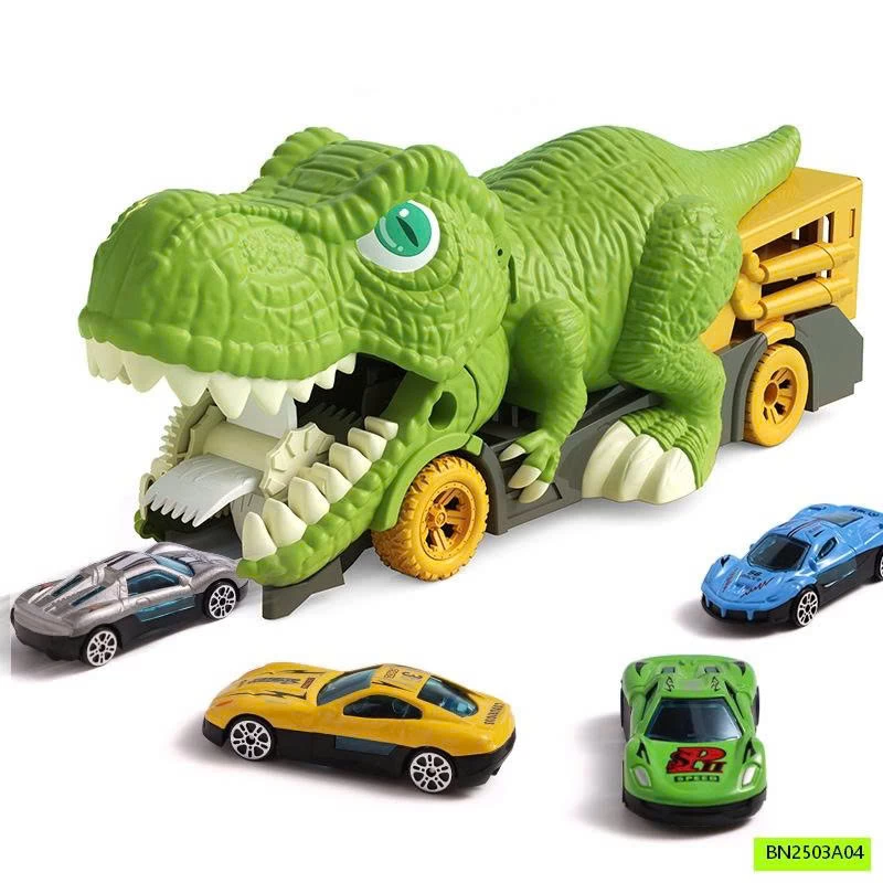 ĐỒ CHƠI KHỦNG LONG NUỐT Ô TÔ CHO BÉ