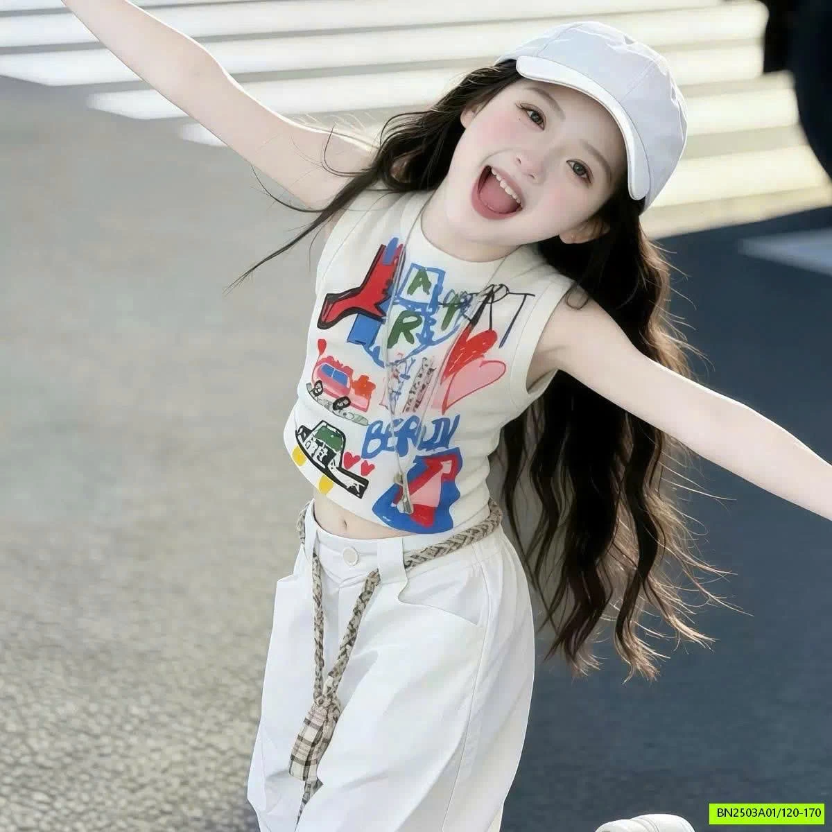 CROPTOP SẮC MÀU MIX QUẦN BÍ SZ ĐẠI