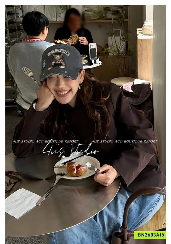 MŨ KẾT GẤU BEAR CHO MẸ