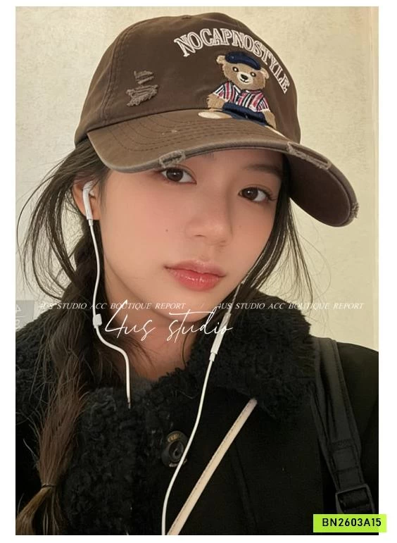 MŨ KẾT GẤU BEAR CHO MẸ