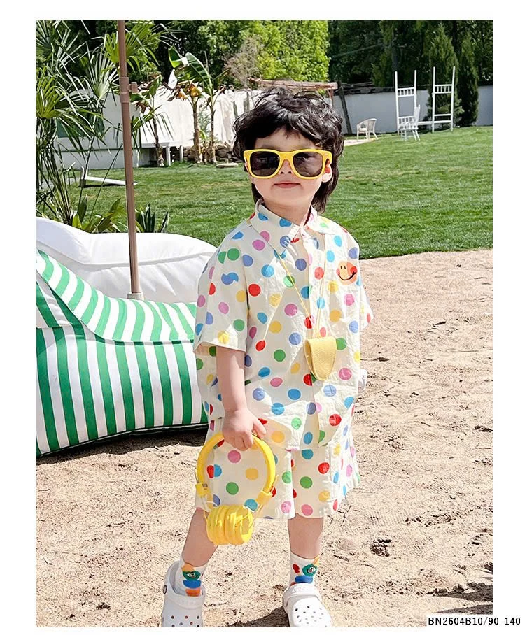 SÉT SƠ MI CHẤM BI SẮC MÀU