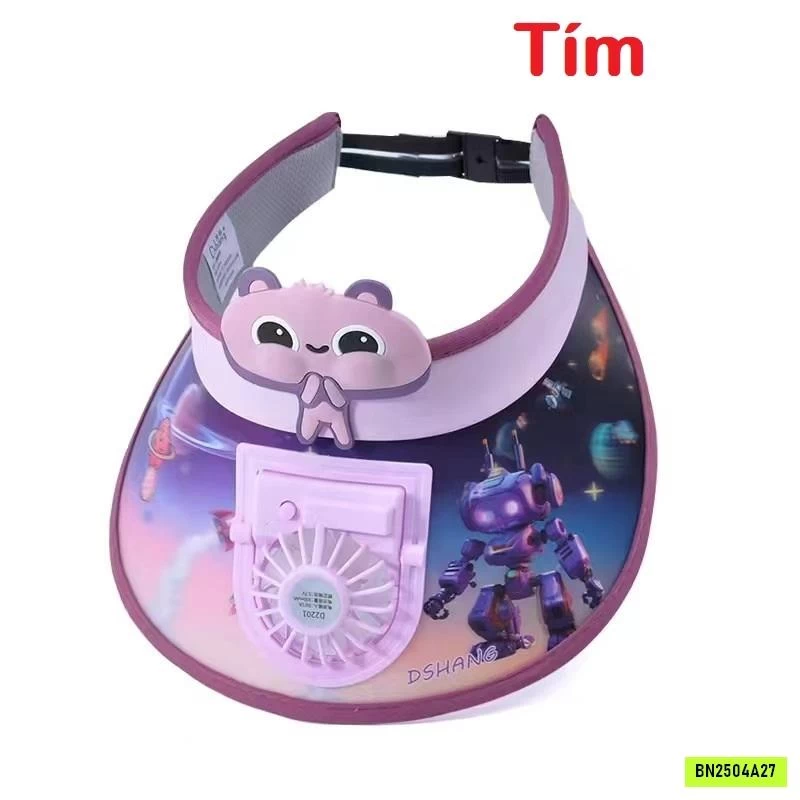 MŨ CHỐNG NẮNG NỬA ĐẦU KÈM QUẠT