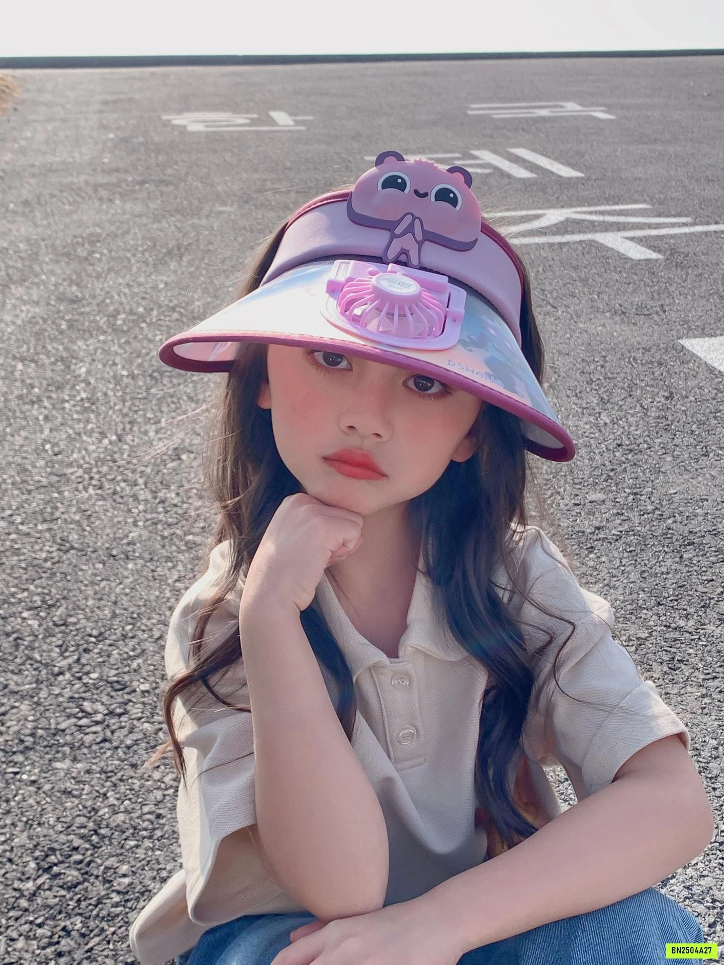 MŨ CHỐNG NẮNG NỬA ĐẦU KÈM QUẠT