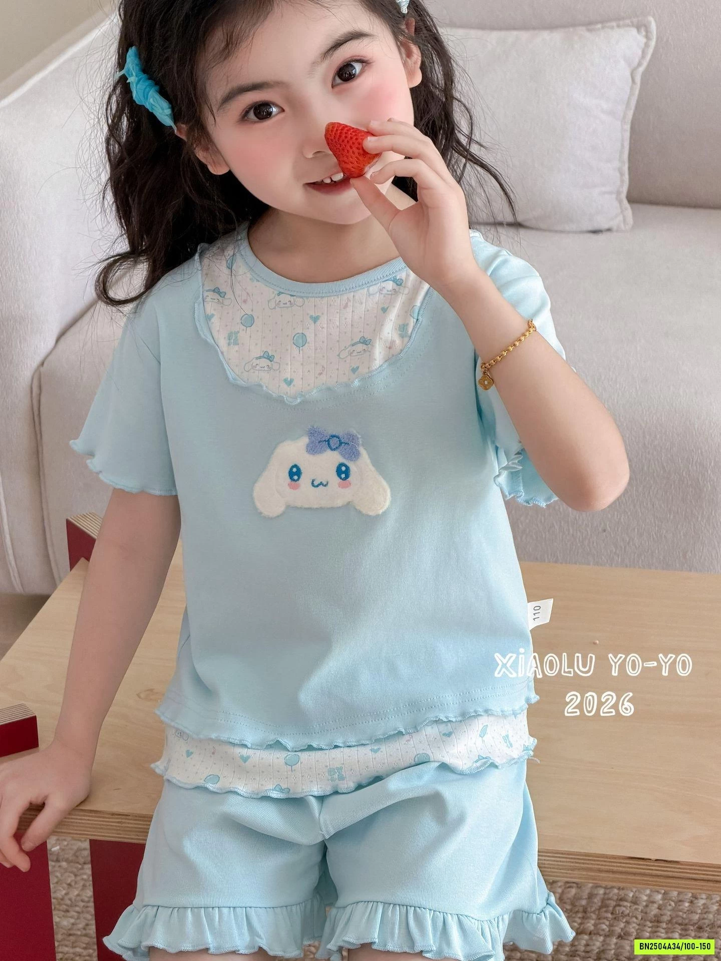 BỘ COTTON VIỀN BÈO SANRIO