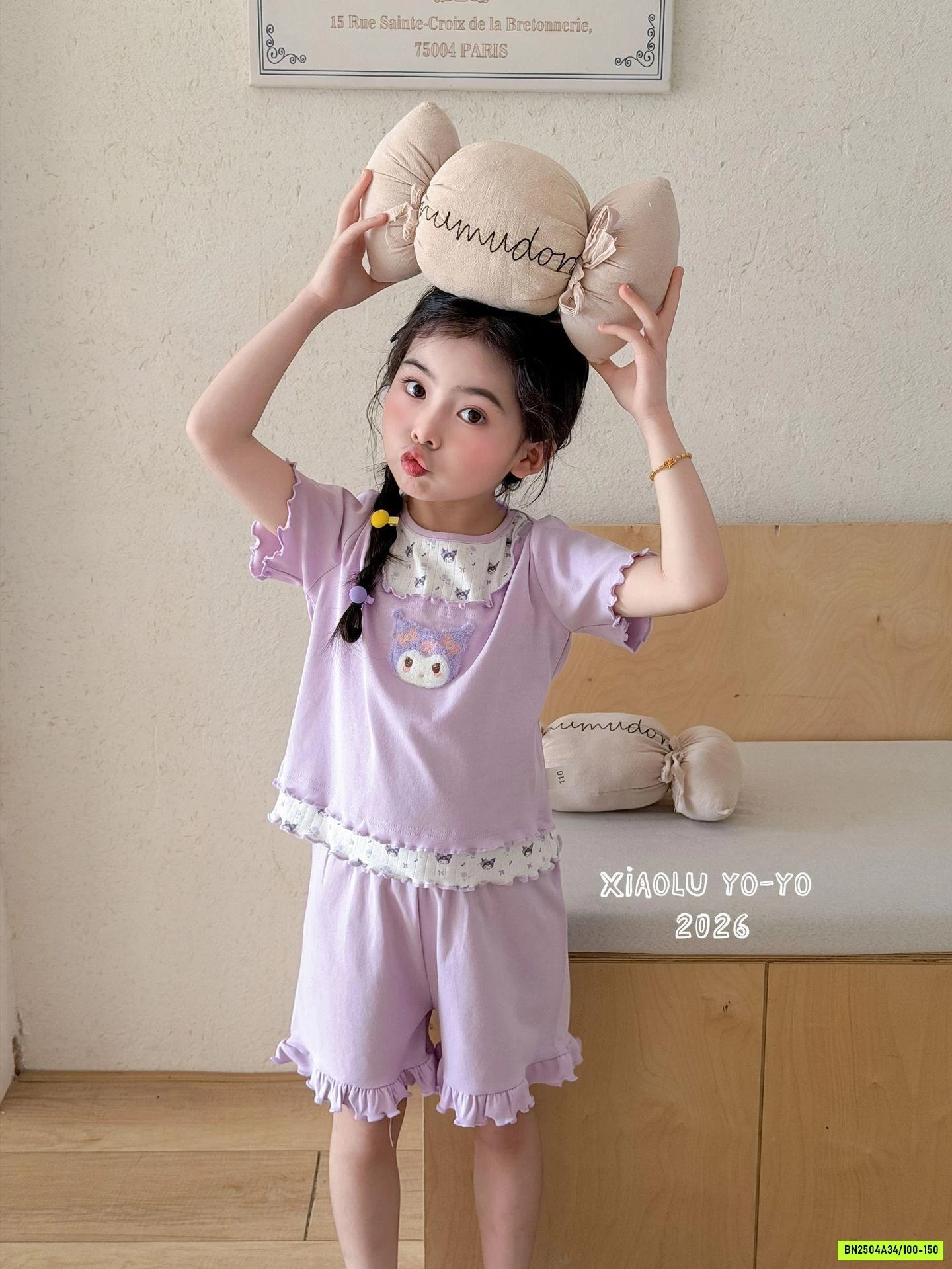 BỘ COTTON VIỀN BÈO SANRIO