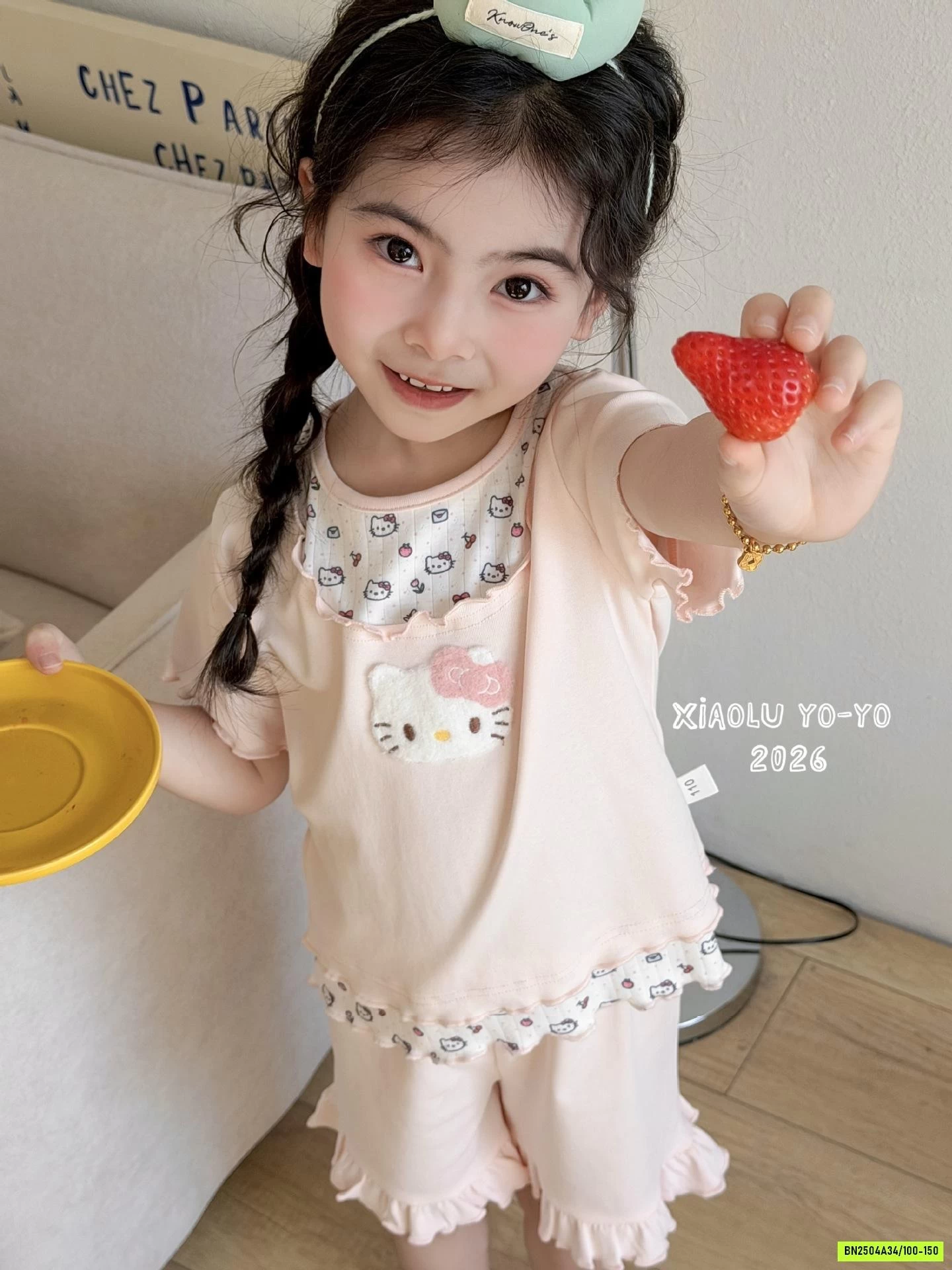 BỘ COTTON VIỀN BÈO SANRIO