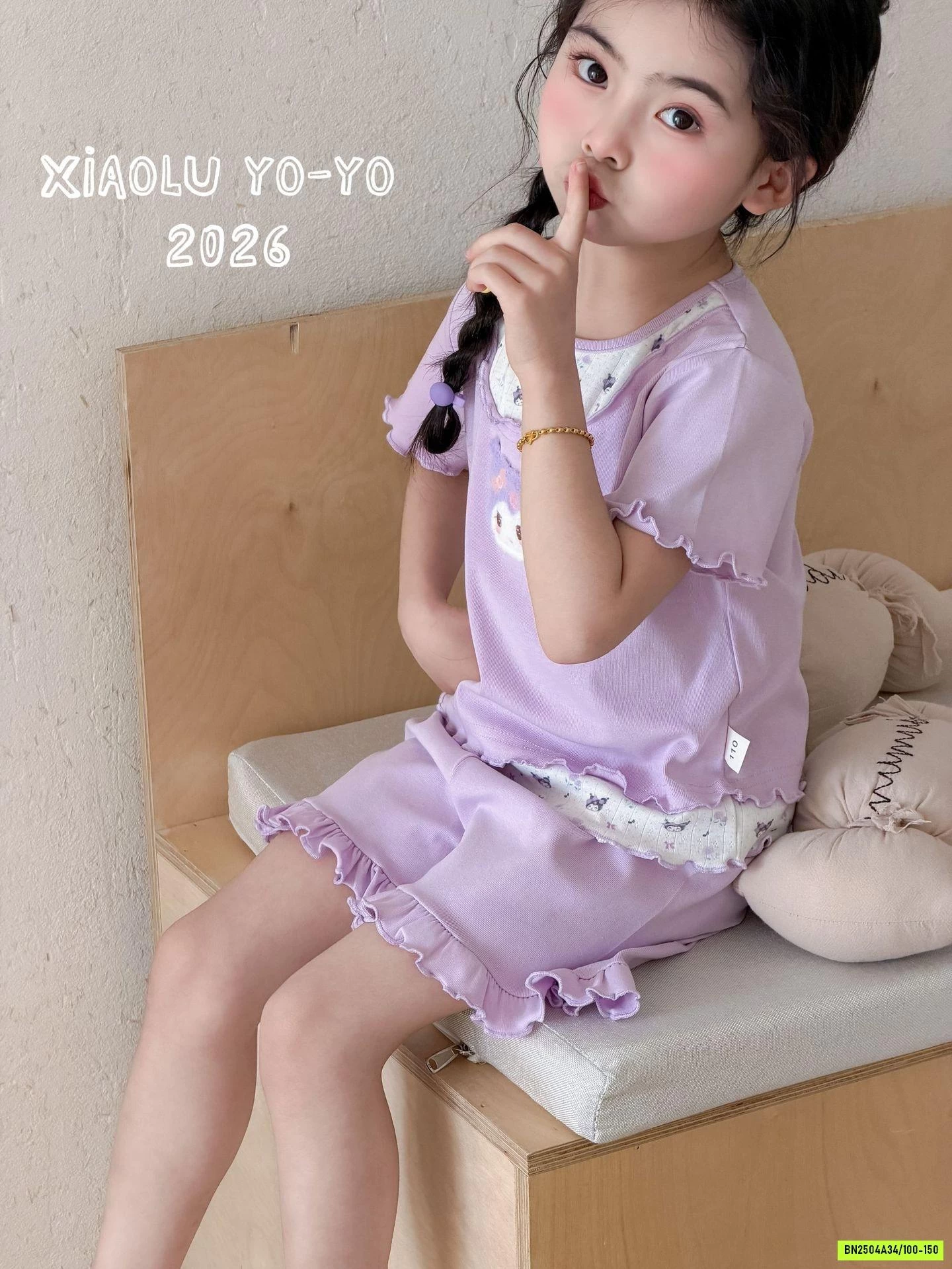 BỘ COTTON VIỀN BÈO SANRIO