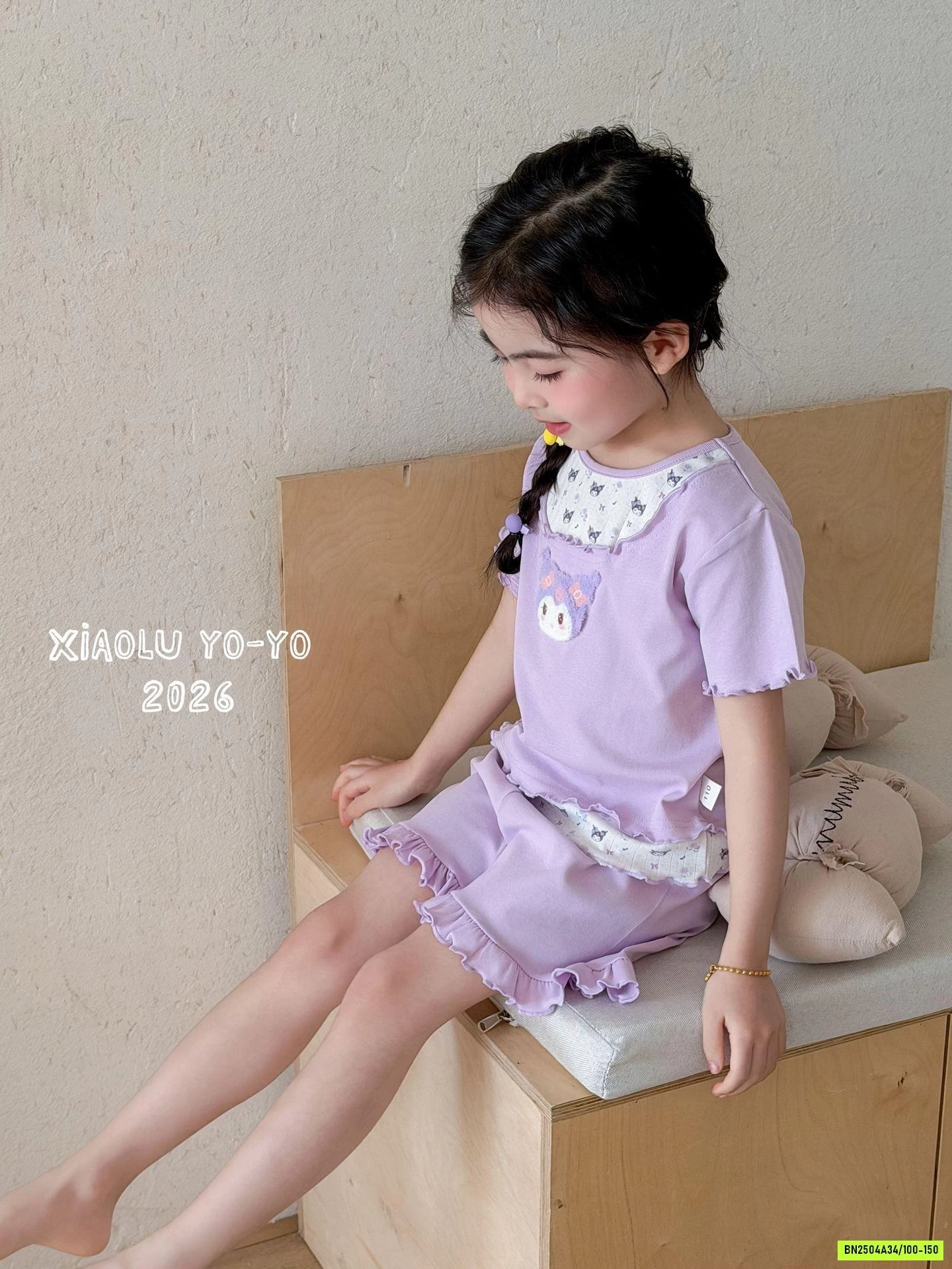 BỘ COTTON VIỀN BÈO SANRIO
