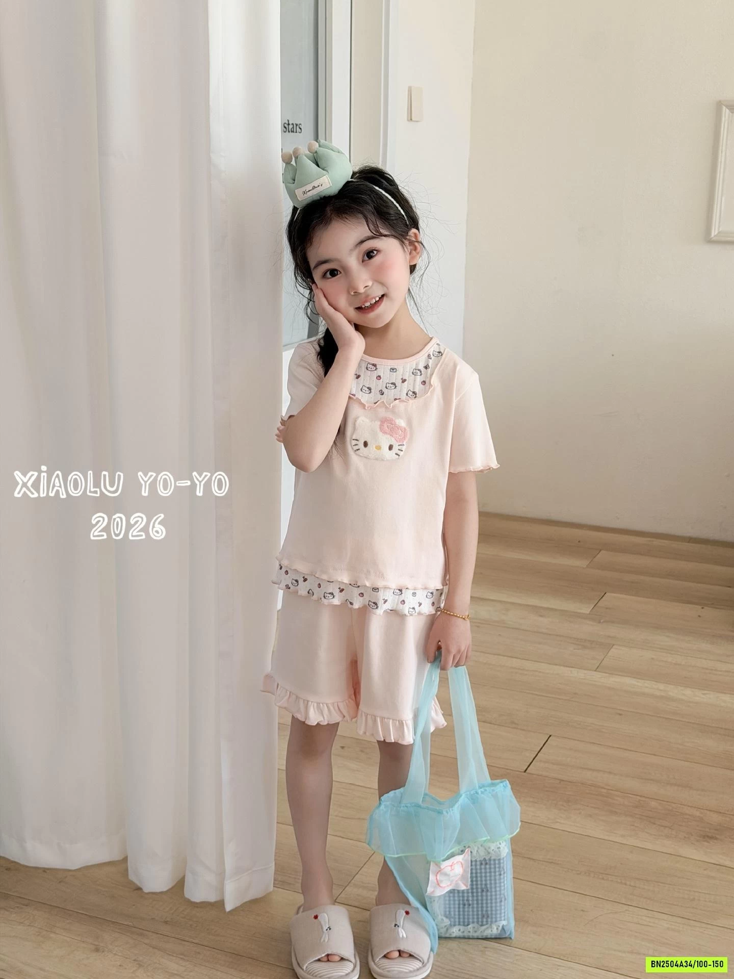 BỘ COTTON VIỀN BÈO SANRIO