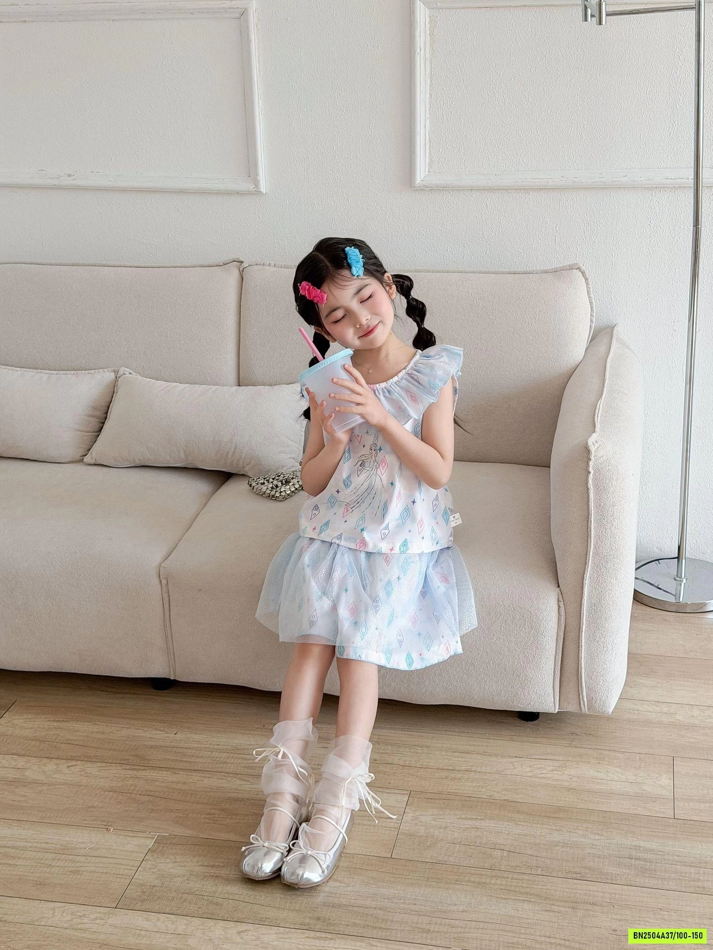 SÉT VÁY VOAN BÁNH BÈO DỄ THƯƠNG