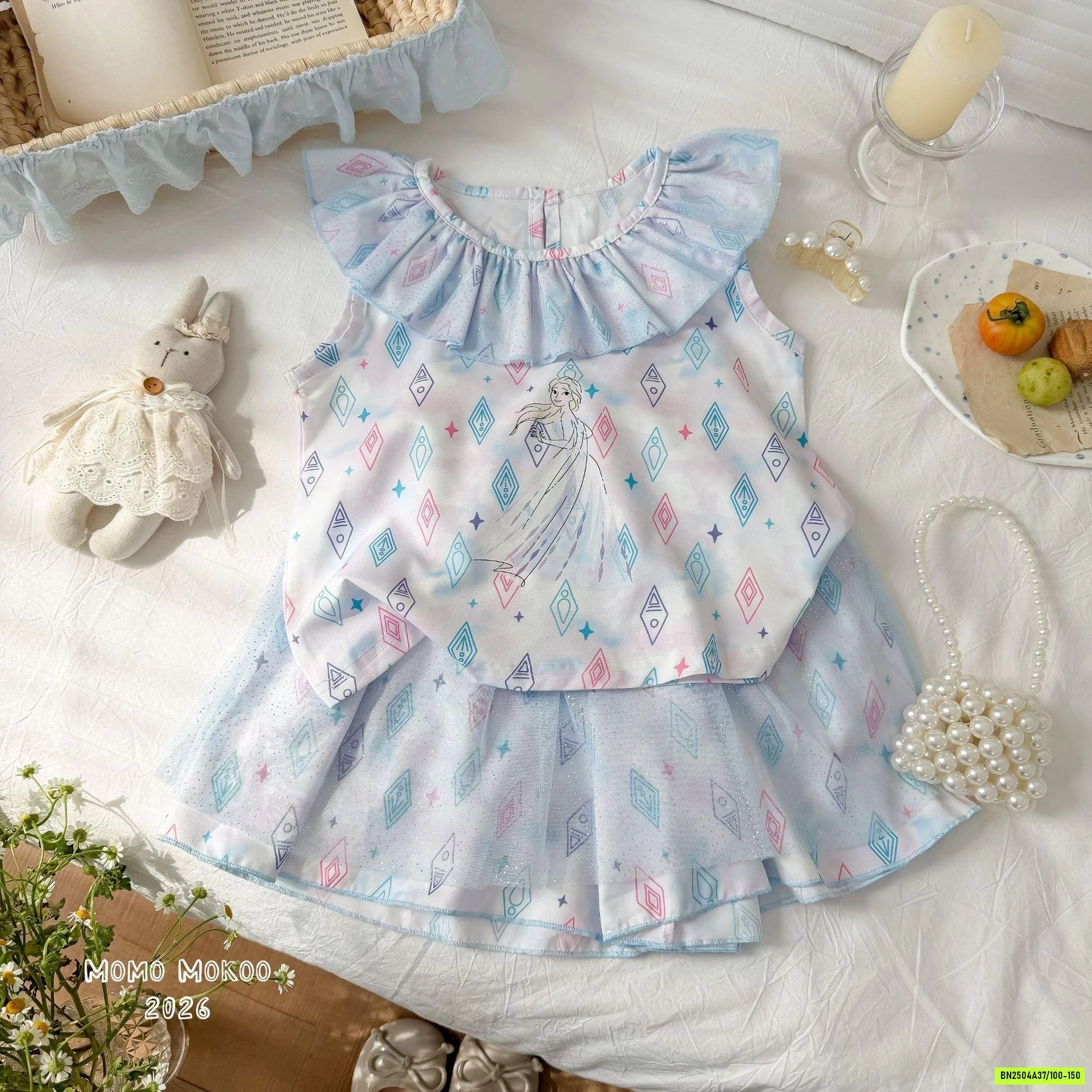 SÉT VÁY VOAN BÁNH BÈO DỄ THƯƠNG