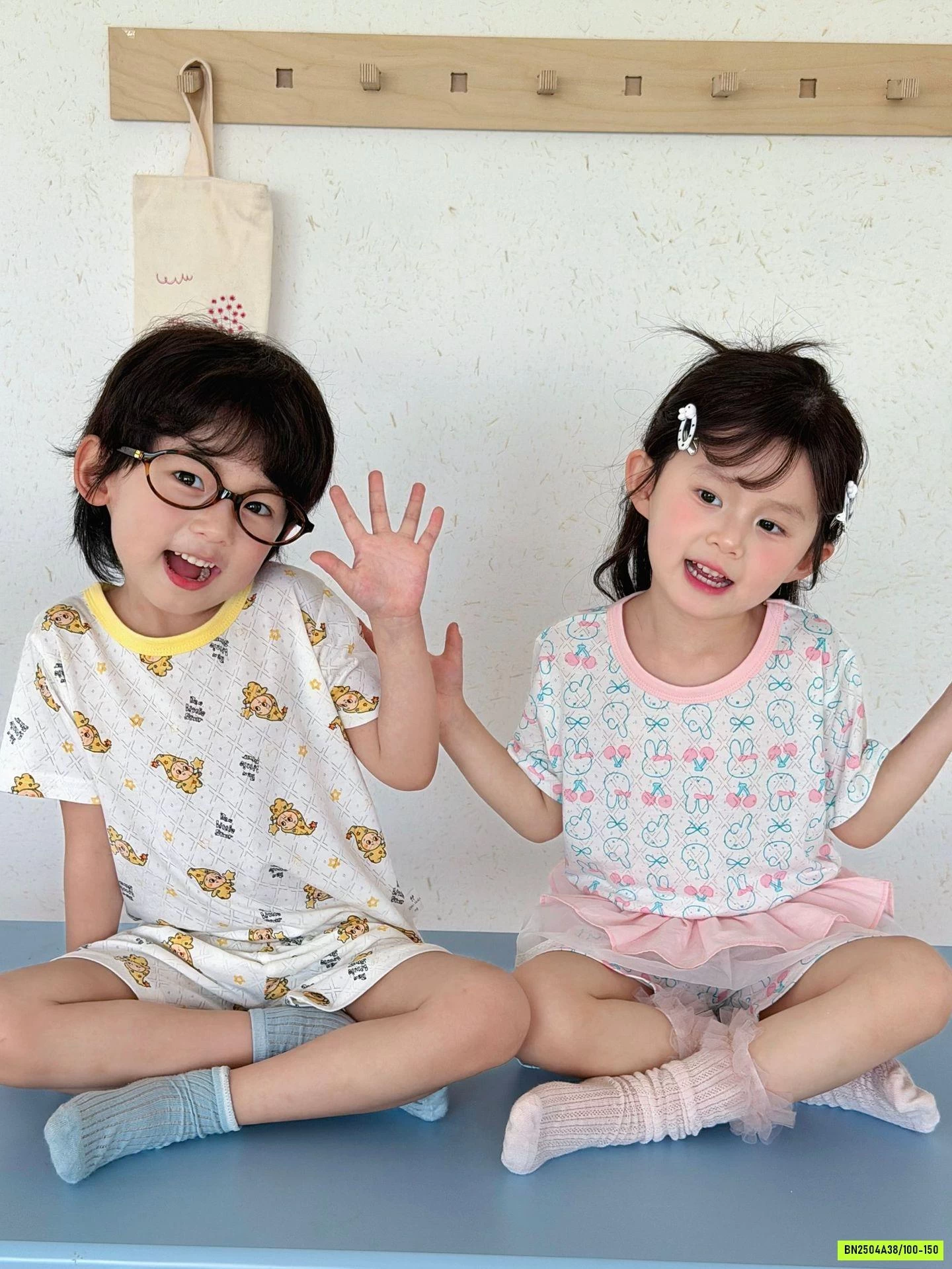 BỘ COTTON GIẤY THÔNG HƠI HOẠT HÌNH