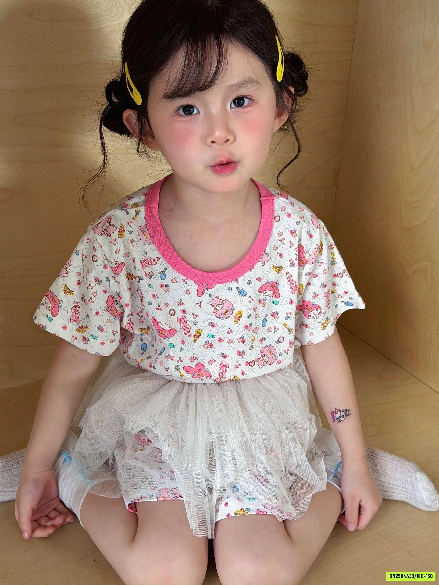 BỘ COTTON GIẤY THÔNG HƠI HOẠT HÌNH