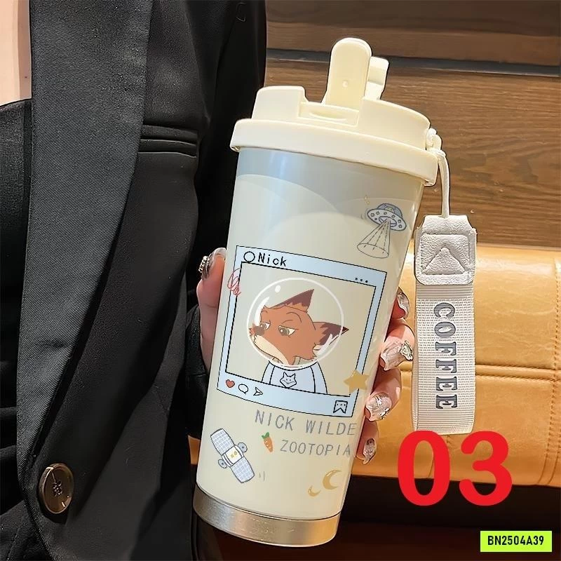 CỐC UỐNG NƯỚC GIỮ NHIỆT ZOOPOPIA