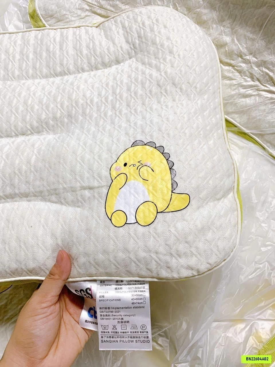 SÉT 2 GỐI KHỦNG LONG CHO BÉ