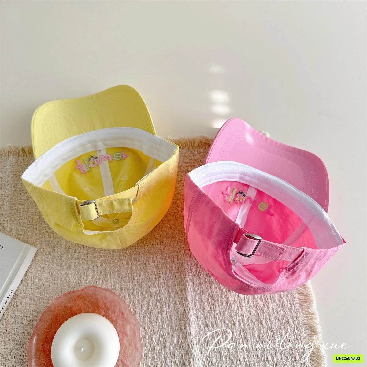 MŨ KẾT THÊU FLOWER XINH XẮN