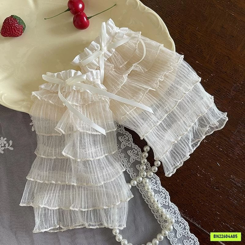 TẤT ỐNG VOAN REN XINH XẮN