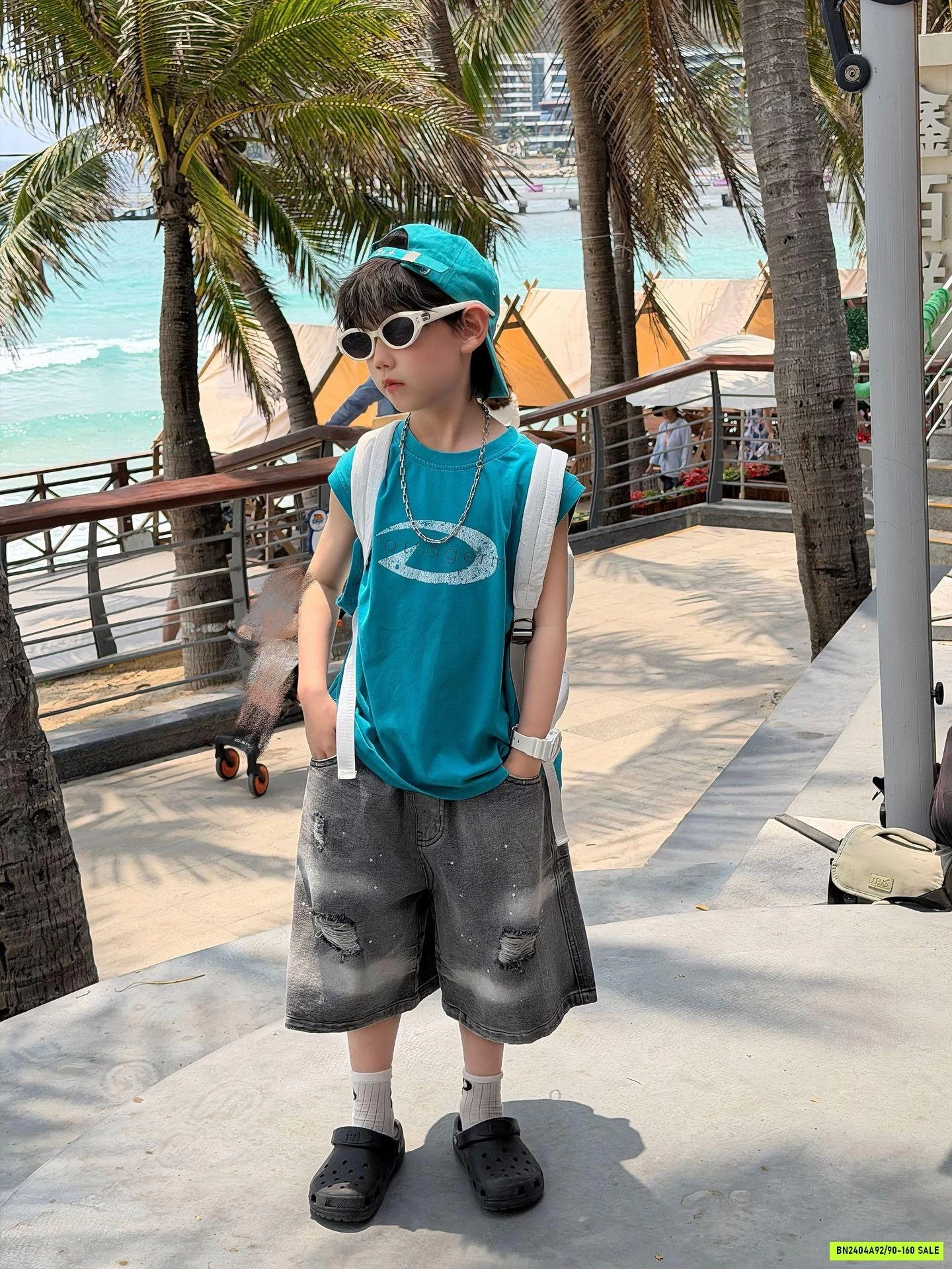 ÁO SÁT NÁCH XANH DƯƠNG FANSHU