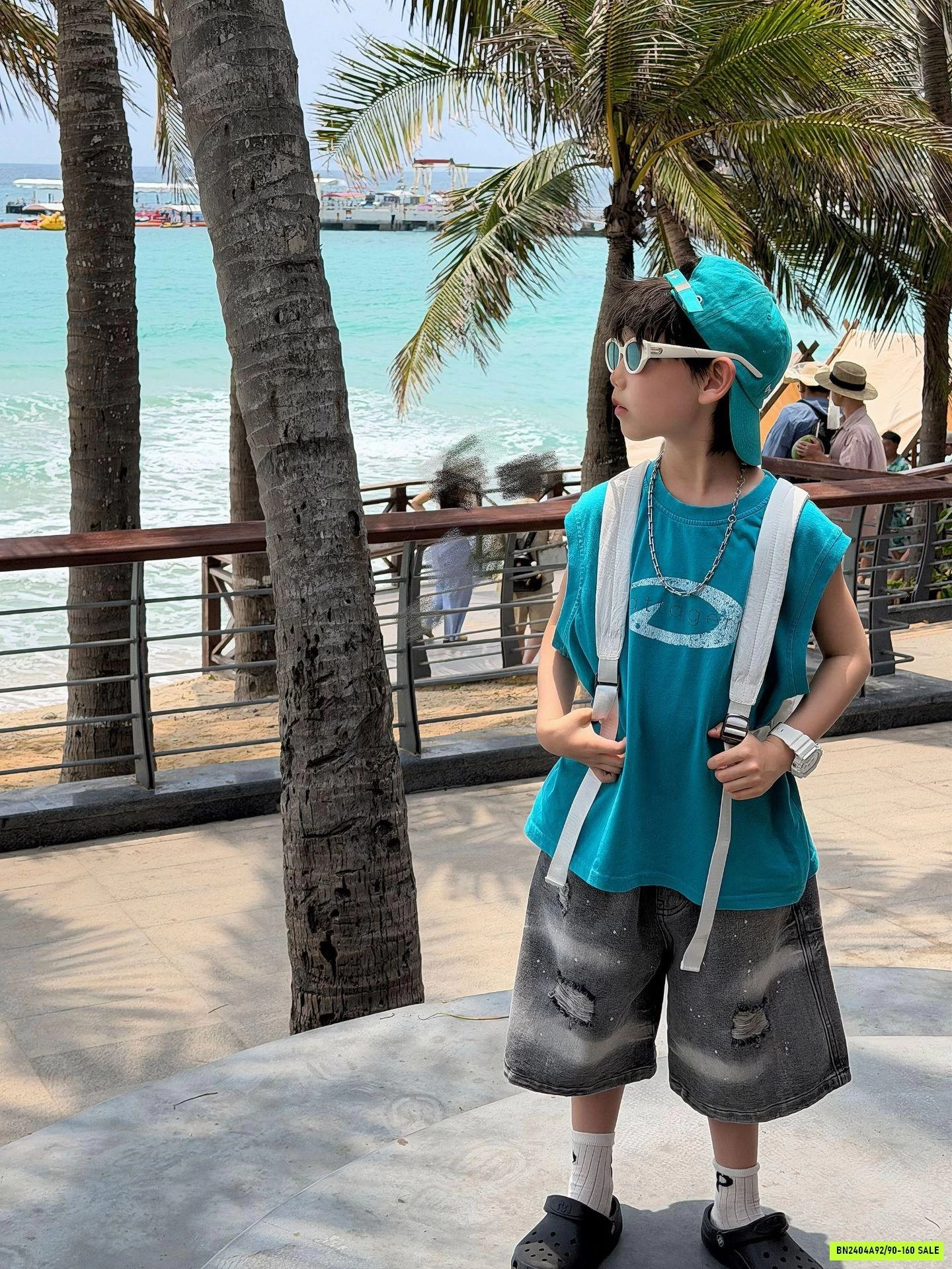 ÁO SÁT NÁCH XANH DƯƠNG FANSHU