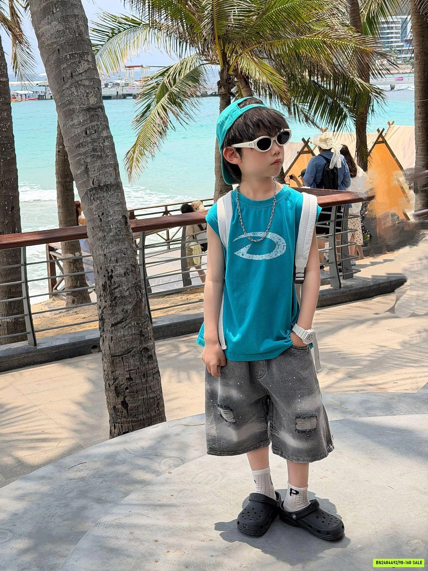 ÁO SÁT NÁCH XANH DƯƠNG FANSHU