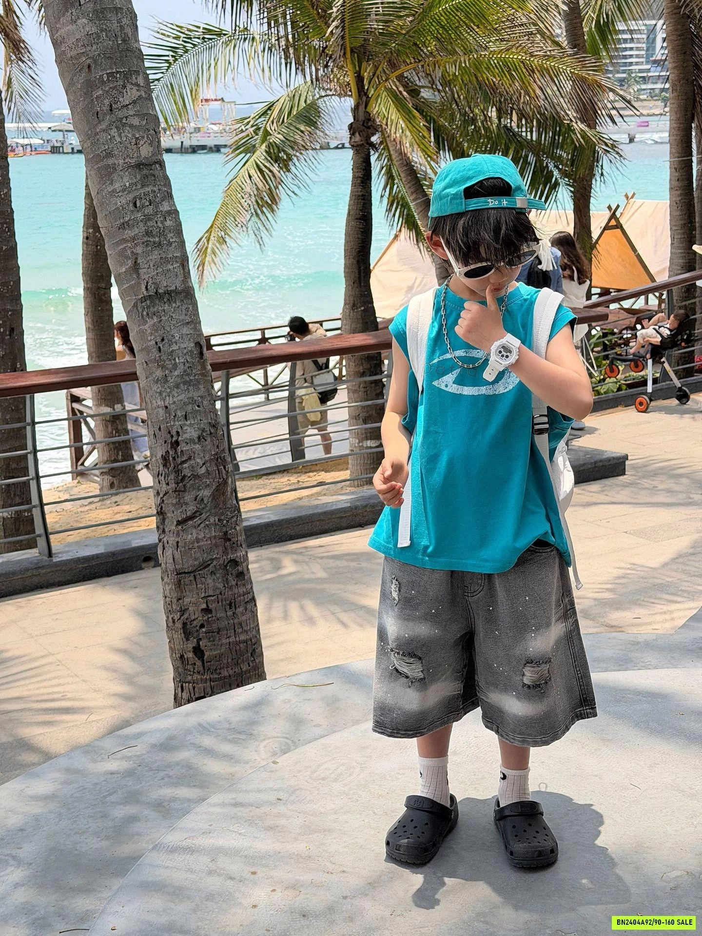 ÁO SÁT NÁCH XANH DƯƠNG FANSHU