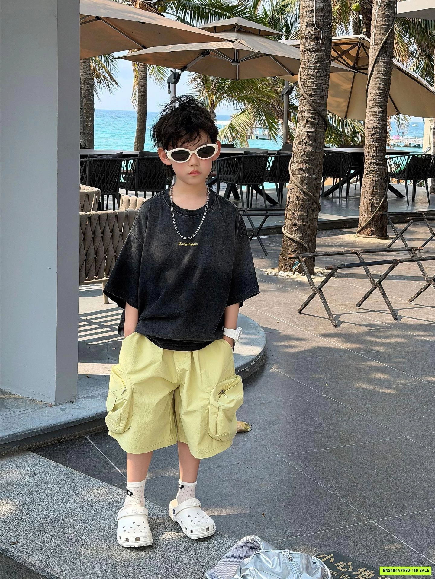 ÁO THUN BẠC MÀU IN CHỮ LƯNG FANSHU