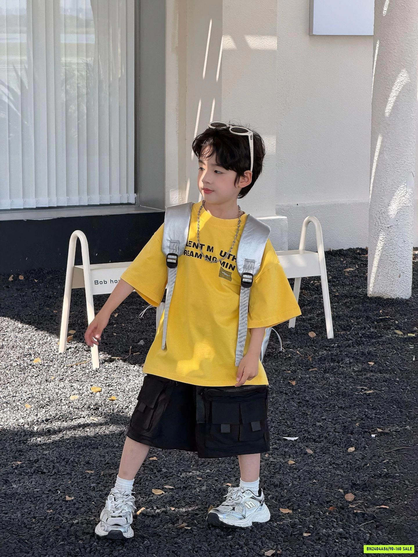 ÁO THUN VÀNG IN CHỮ ĐEN FANSHU