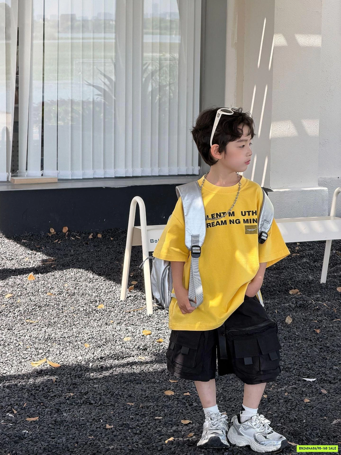 ÁO THUN VÀNG IN CHỮ ĐEN FANSHU