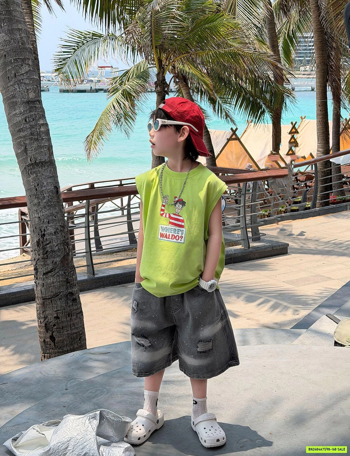 TANKTOP XANH WALDO FANSHU