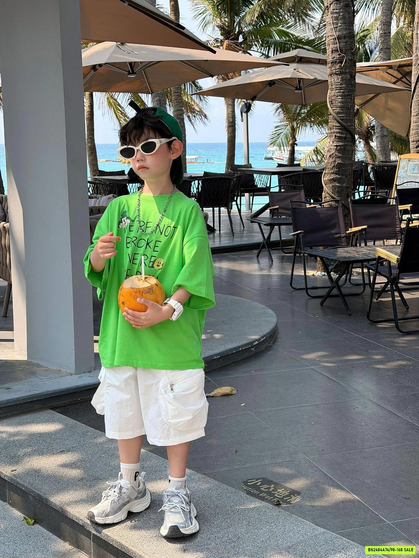 THUN XANH NEON IN CHỮ FANSHU