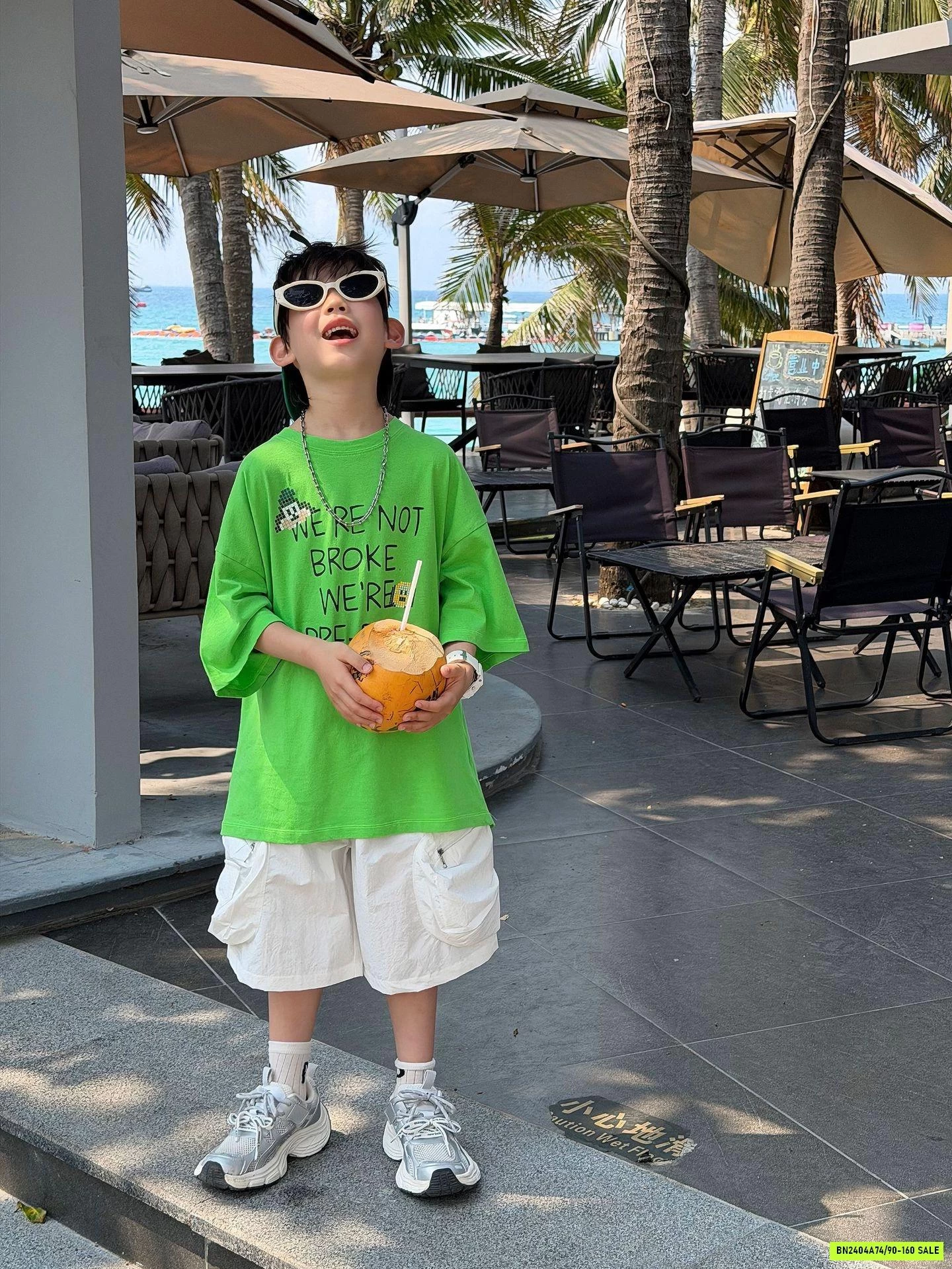 THUN XANH NEON IN CHỮ FANSHU