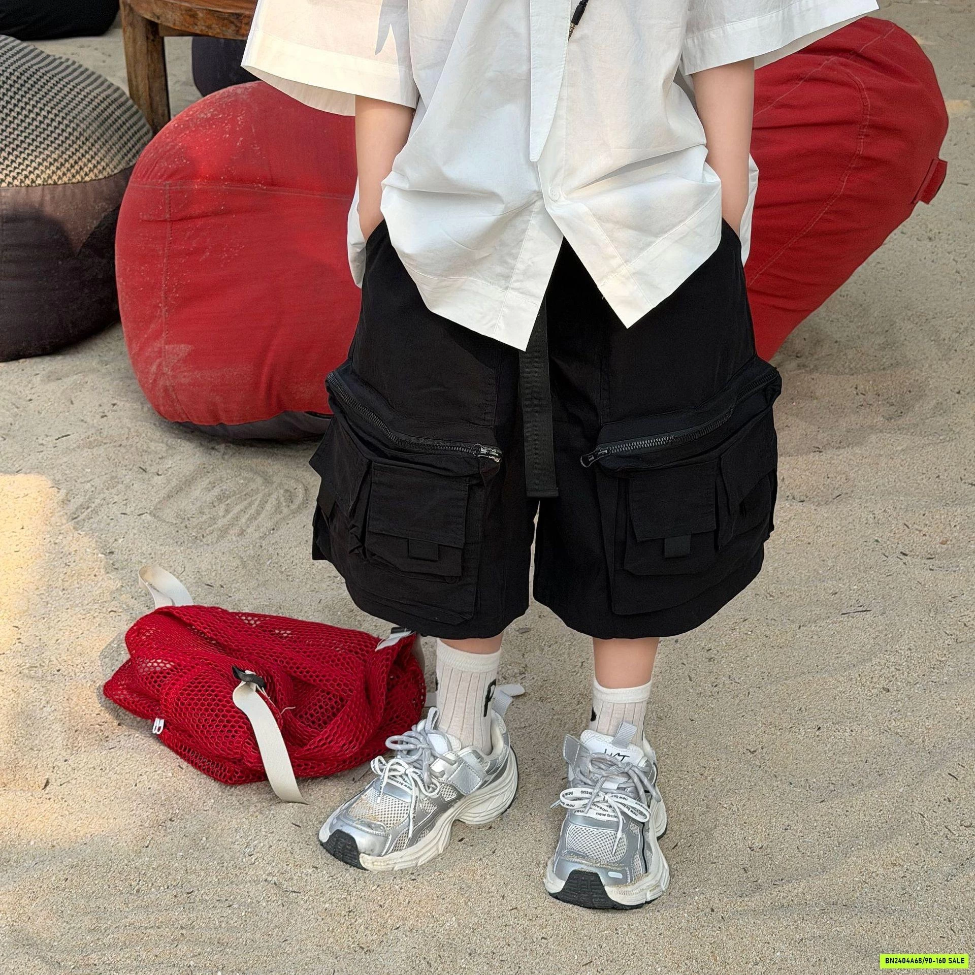 SHORT ĐEN TÚI HỘP FANSHU