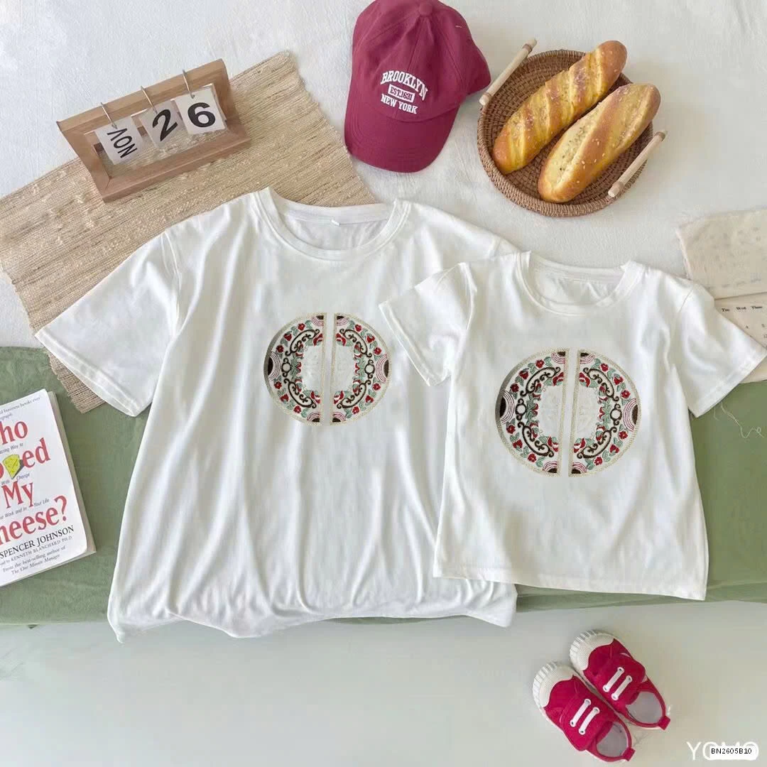 ÁO THUN HỌA TIẾT MẸ VÀ BÉ