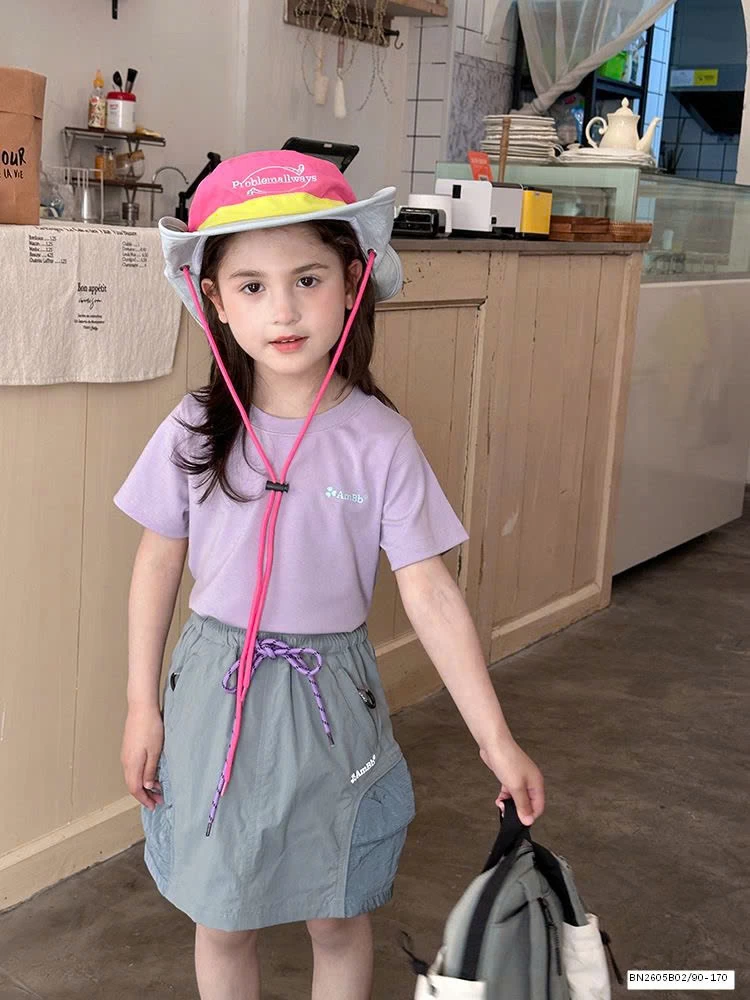 ÁO PHÔNG TRƠN DÁNG NGẮN AMBB 25C028